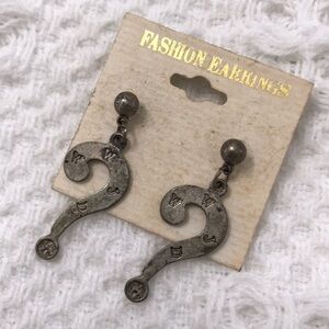 WWJD Silver Vintage Earrings What Would Jesus Do